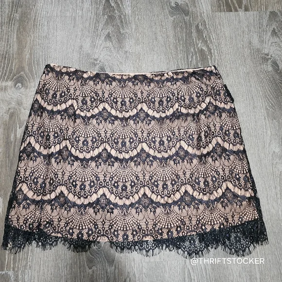 Free People Zoe Lace Mini Skirt - Picture 3 of 7